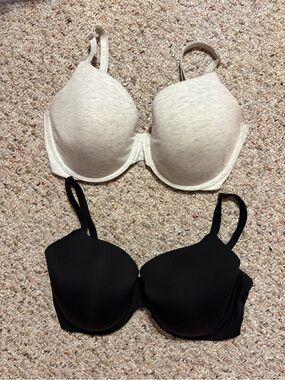 Victoria's Secret Padded Bras - Black & Light Heather
